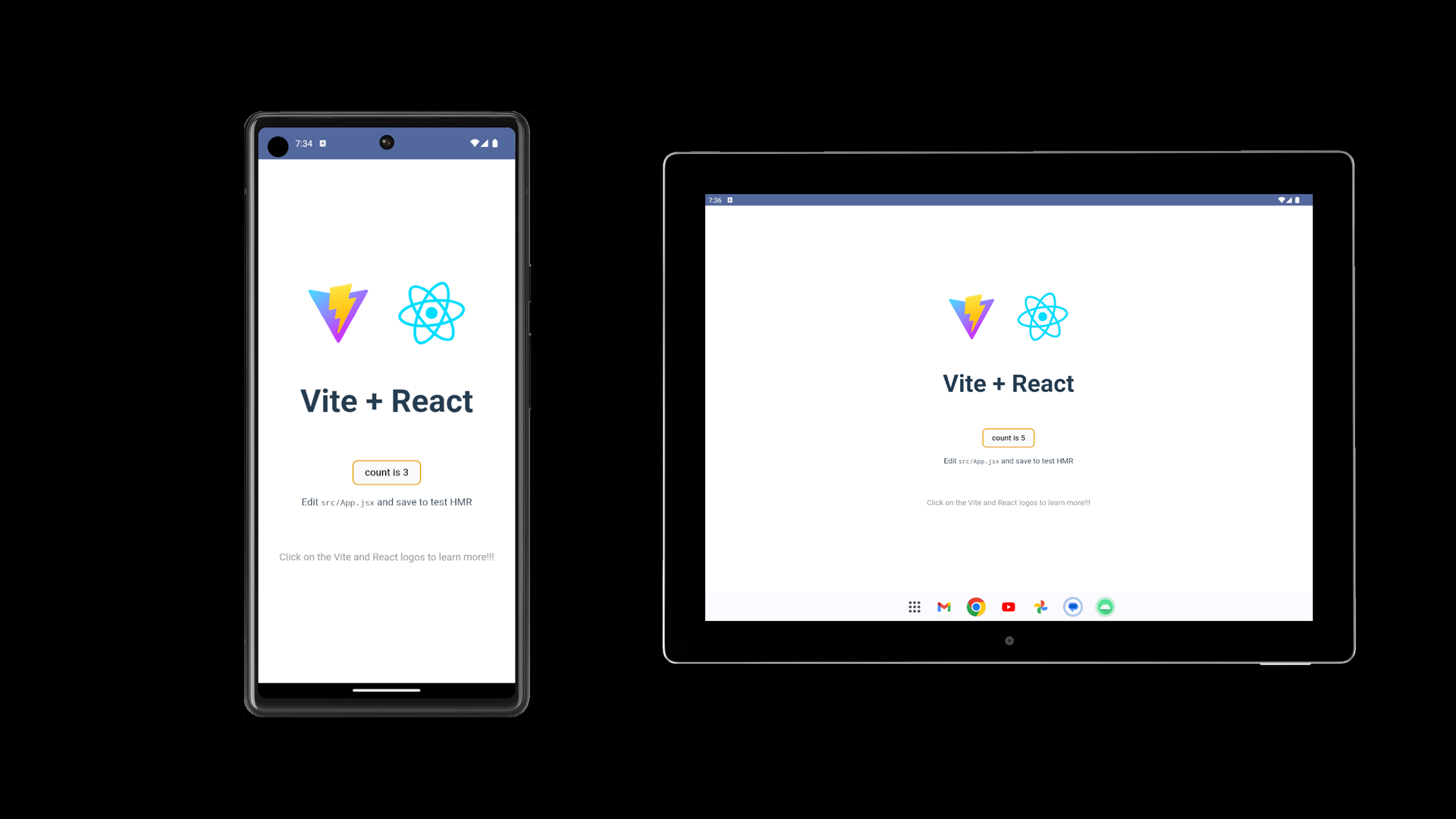 Running a React Web App in an Android App